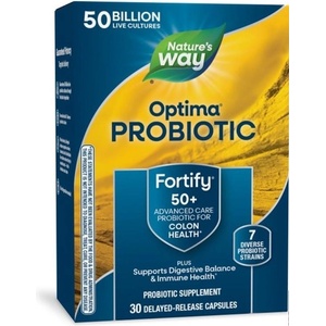 Nature's Way Fortify Optima 50+, 50 млрд. CFU, 7 щама, 30 капсули, Nature’s Way (10762)