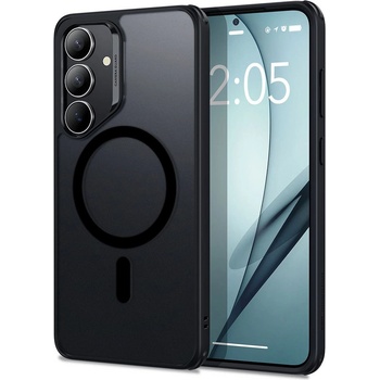 ESR Силиконов кейс с MagSafe за Samsung Galaxy S25 Plus от ESR Classic Hybrid Halolock - Frosted Black (4894240253380)