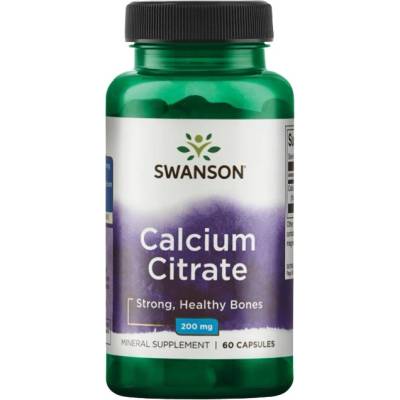 Swanson Calcium Citrate 200 mg [60 капсули]