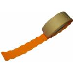 ZINTA Етикети за маркиращи клещи 26x12 mm, Printex, Klik, Blitz, заоблени, оранжеви (ET-26/12X1500-W-ORA)