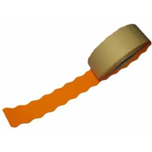 ZINTA Етикети за маркиращи клещи 26x12 mm, Printex, Klik, Blitz, заоблени, оранжеви (ET-26/12X1500-W-ORA)