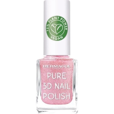 Dermacol Prírodný lak na nechty Pure 5 Rose Veil 11 ml