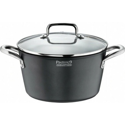 PINTINOX Hrniec STONE 1 Quantanium 24 cm 5 l sklenená pokrievka