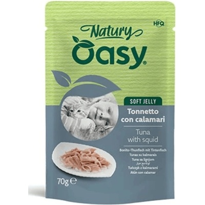 Oasy Natury Soft Jelly tuňák a kalamár 70 g