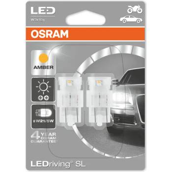 OSRAM Standart - W3x16q - W21/5W / YELLOW - 7716YE (0677) - комплект 2бр (7716YE)