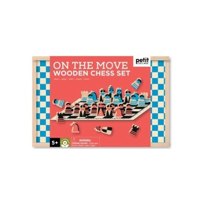 On the Move Wooden Chess Set (Petit Collage)(Hra)
