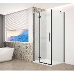 SAPHO Trinity - Душ кабина 110x100 см, лява, матирано стъкло/черна GT5610-11ML-B (GT5610-11ML-B)