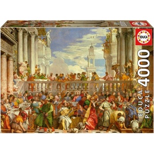 Educa Пъзел, Educa, Сватбата в Кана, Паоло Веронезе, 4000 части (EDU19949)