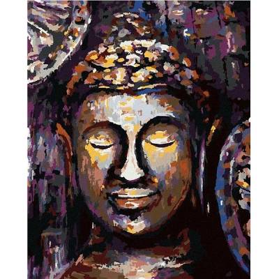 zuty Malování Podle Čísel Buddha V Barvách 40 x 50 Cm Plátno Rám
