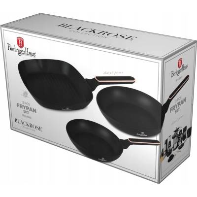 BerlingerHaus Sada 3 pánví BH-8361 Kolekce Black Rose
