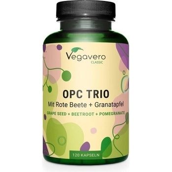 Vegavero Антиоксидантна формула (Олигомерни проантоцианидини с червено цвекло и нар) 120 капсули | Vegavero (VV-VITA-358)