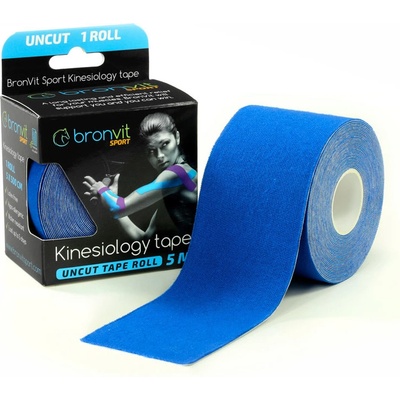 BronVit Sport Kinesiology Tape modrá 5 cm x 5 m