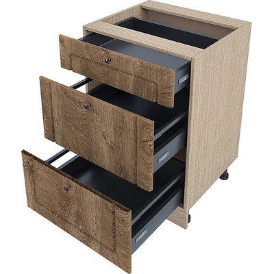 ИРИМ Долен кухненски шкаф Сити МФ-Дъб натурал-06-54 60 см