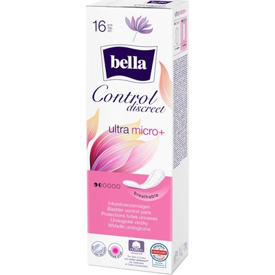 Bella Control urologické slipové vložky ultra micro+ 16 ks