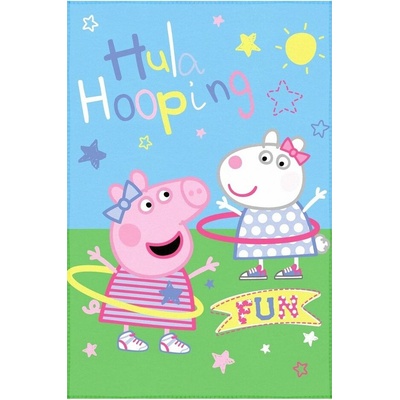 Jerry Fabrics Fleecová deka Prasiatko Peppa Hula Hooping