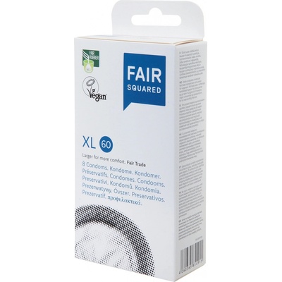 Fair Squared Condom XL 60 8 ks