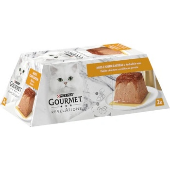 Gourmet Revelations jemná paštéta s kuraťom a omáčkou 2 x 57 g