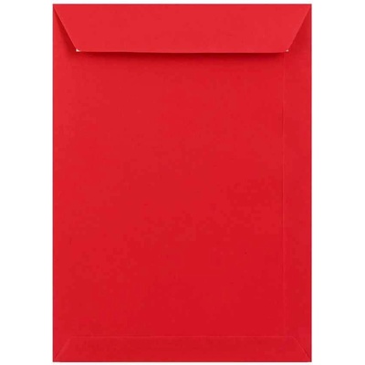 Envelopes Ltd. Barevná obálka C4 červená ,balení 20 ks 619561