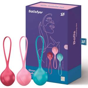 Satisfyer Комплект три единични кегел топки SATISFYER Ben Wa Balls