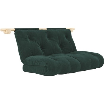 Karup Design Тъмнозелен разтегателен диван от рипсено кадифе 135 cm Hooked - Karup Design (112410051213500)