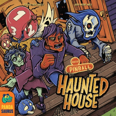 Pandasaurus Games Boxtop Pinball: Haunted House EN