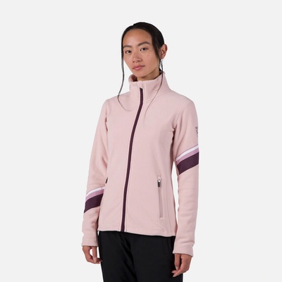 Rossignol dámská Fleecová mikina W STRAWPILE FLEECE FZ RLNWL06 337 Růžový