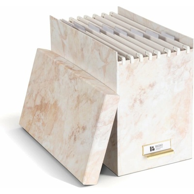 Bigso Johan Paper Laminate organizér světlá/béžová/růžová