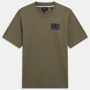 Ted Baker Ted Baker SS Box Graphic Logo Tee - Khaki