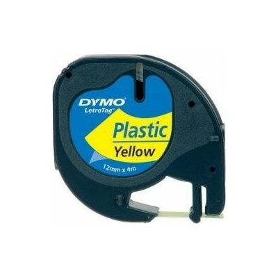 páska DYMO 59423 LetraTag Yellow Plastic Tape (12mm)