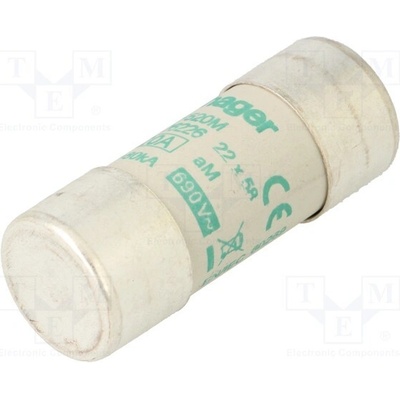 HAGER LF520M Pojistka: tavná; aM; 20A; 690VAC; kulatý,průmyslová; 22x58mm