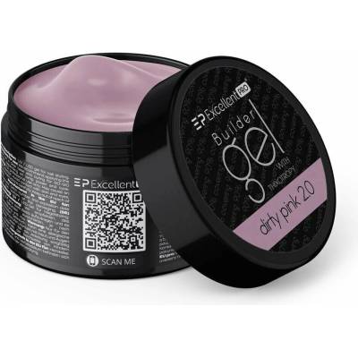 Cosmetics Zone vynikající Pro Builder gel s tixotropií špinavě růžová 2.0 50g