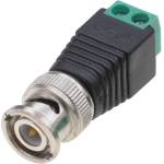 DeTech Конектор DeTech, BNC M - Screw Terminal, 10pcs. , Black - 17168 (DE-17168)