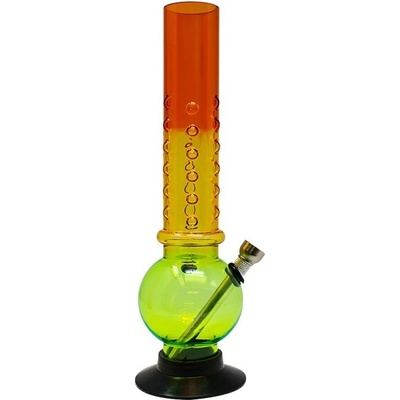 WeedShop Farebný akrylový bong s bankou 32 cm