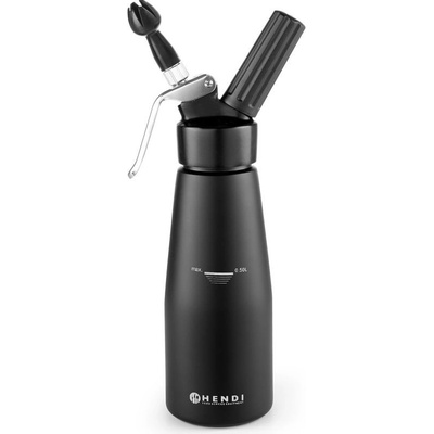 Hendi Šlehačková láhev 0,5L, Kitchen Line černá