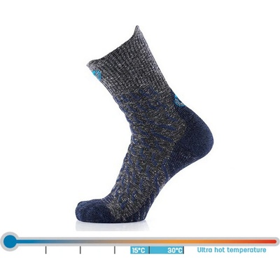 Thermic Чорапи за туризъм Therm-ic, сиво/нави синьо (T25-5250-001_31)