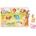 Tooky Toy Tooky Toy: Дървен пъзел с дръжки, 9 части - Диви животни (TY857)