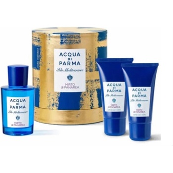 Acqua Di Parma Mirto di Panarea Gift Set - EDT 100 ml +SG 75 ml + BL 75 ml унисекс
