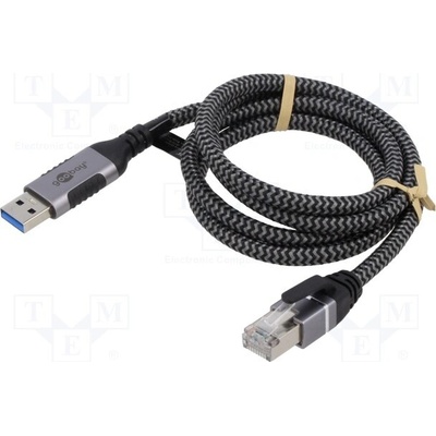 Goobay 70498 USB 3.0, RJ45 vidlice, USB A vidlice, 2m