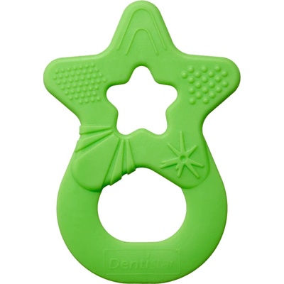 Dentistar Teether Star hryzadlo Hviezda zelená