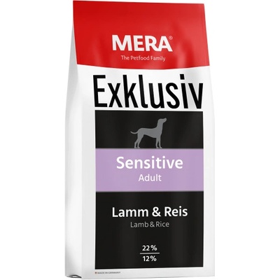 MERA Exklusiv Sensitive jehněčí a rýže 15 kg