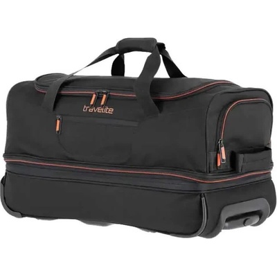 TRAVELITE Сак Travelite Basics 55cm expandable 51/64L Wheeled Duffle bag - Black (Black)