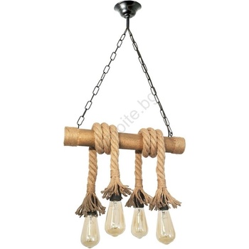 Brilagi - Пендел KOS 4xE27/60W/230V бук (BG2039)