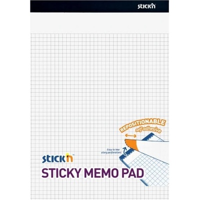 STICKN-HOPAX Poznámkový samolepiaci blok 25,4x17,8 50 listov biely štorčekový