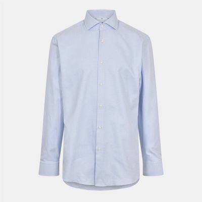 HUGO BOSS Риза с дълъг ръкав Boss Men's Joe Spread Long Sleeve Oxford Shirt - Pastel Blue