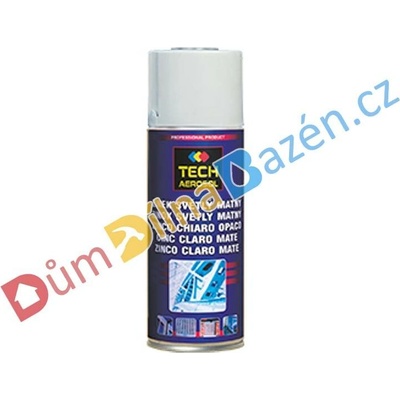 Tech-Aerosol Zinek světlý matný