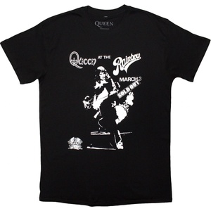 Queen Live Rainbow Black M Риза (QUTS115MB02)