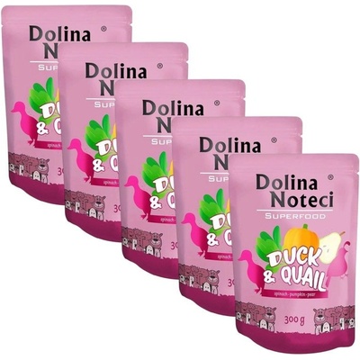 Dolina Noteci Superfood Adult Kačica & Prepelica 5 x 300 g