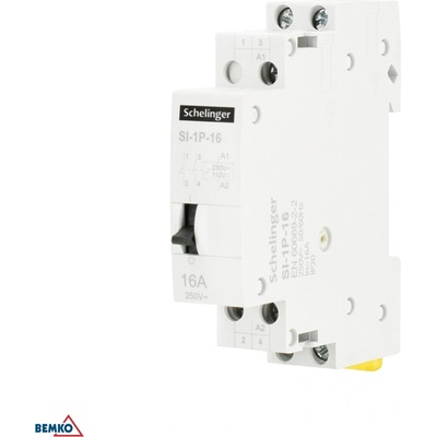 Impulsní relé 1P 16A, 1 modul, 250 V, Schelinger BM-A63-SI-1P-16-11