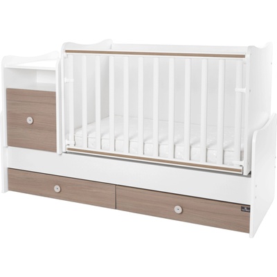 Lorelli Трансформиращо се детско легло Lorelli - Trend Plus, бяло и кехлибар (10150590044P)