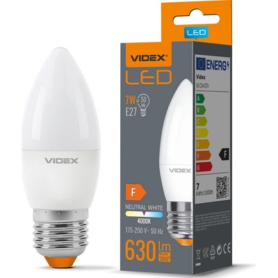 Videx LED žiarovka 7W sviečka neutrálna biela E27